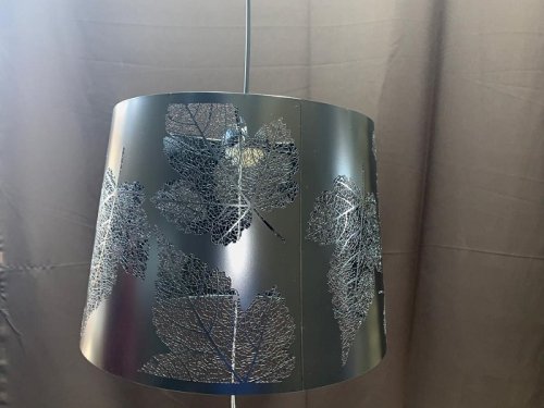 Светильник подвесной (Люстра) Мелодия Света Кленовый лист 220В E27 Черный картинка 